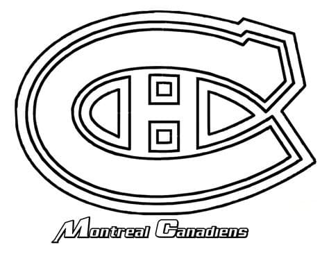 Canadiens de Montréal coloring page