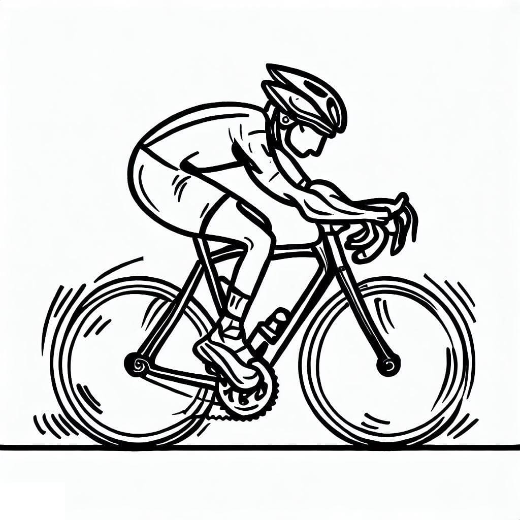 Coloriage Cyclisme 2 T l charger Et Imprimer Gratuit Sur