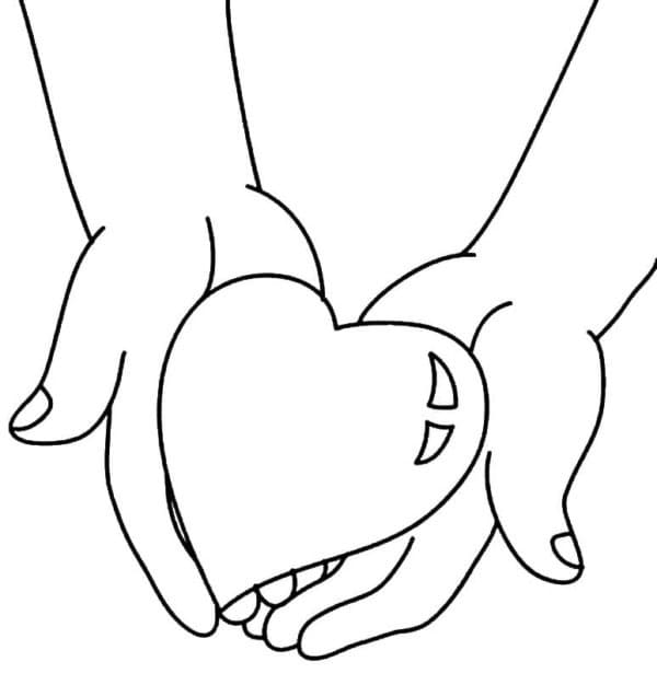 Dessin d’Amour coloring page