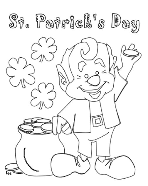 Dessin de Fête de la Saint-Patrick coloring page