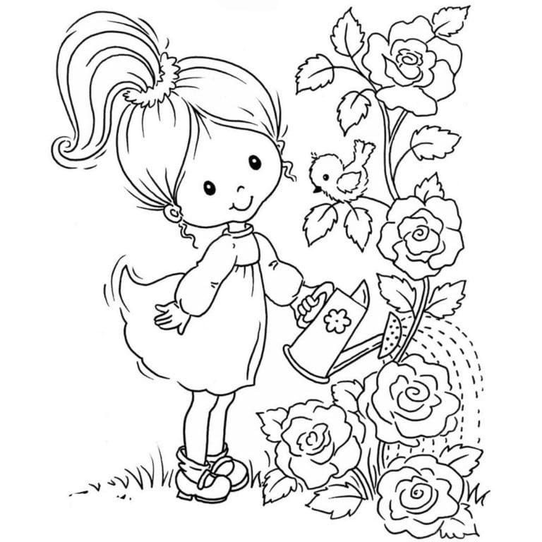 Dessin de Petite Fille coloring page