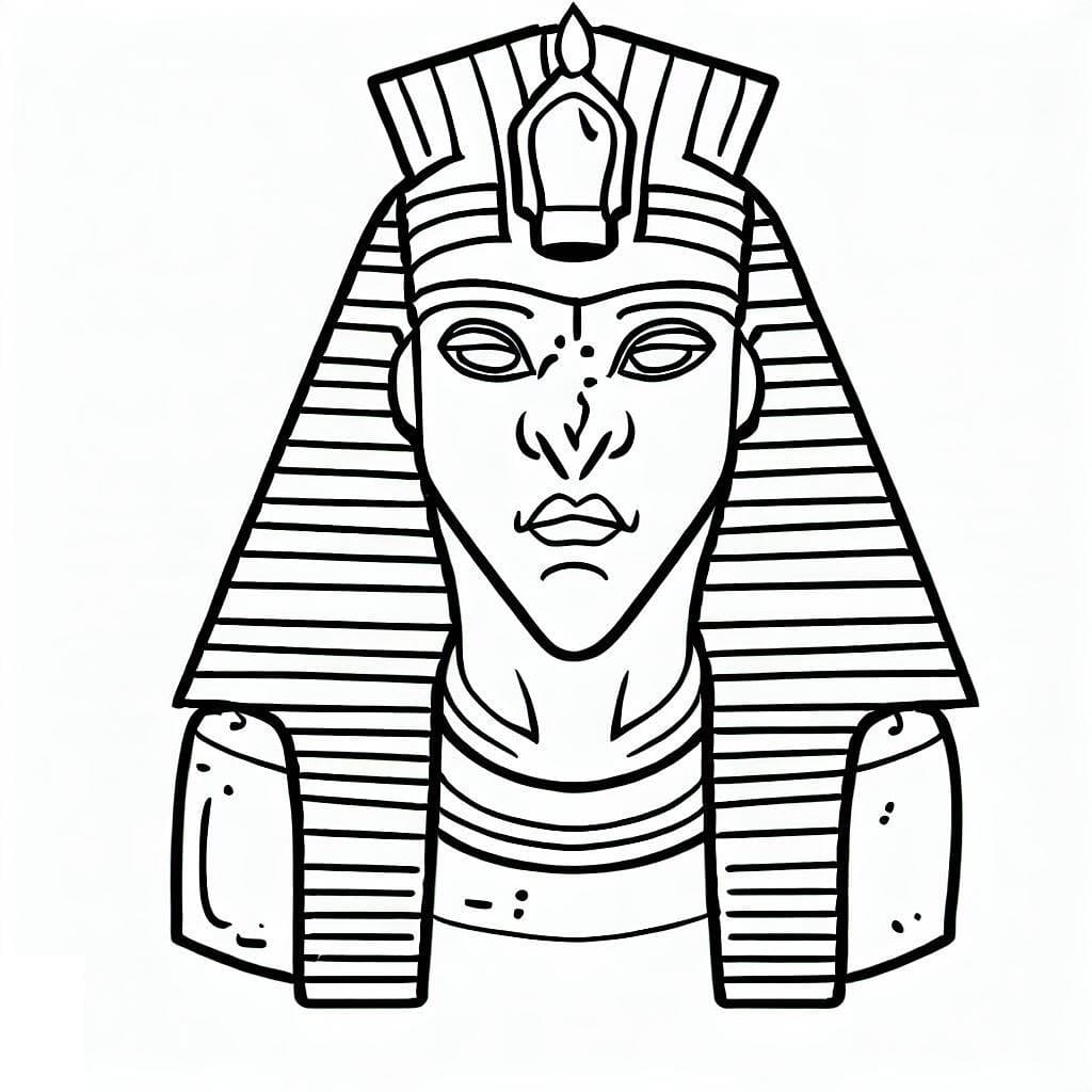 Coloriage Dessin de Pharaon