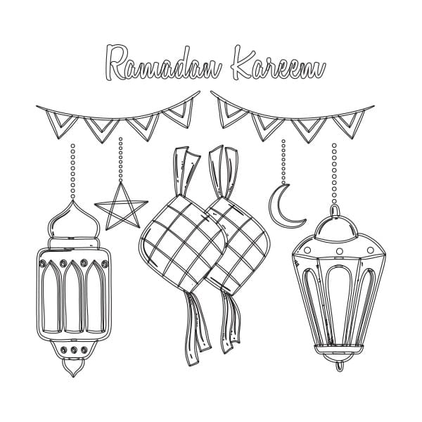 Dessin de Ramadan Kareem coloring page
