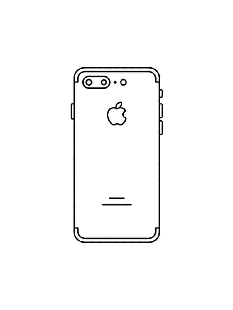 Dessin d’Iphone coloring page