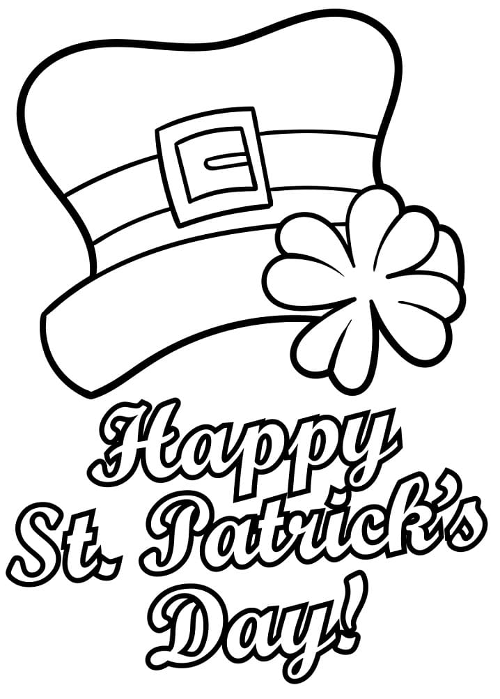 Dessin Gratuit de La Saint-Patrick coloring page
