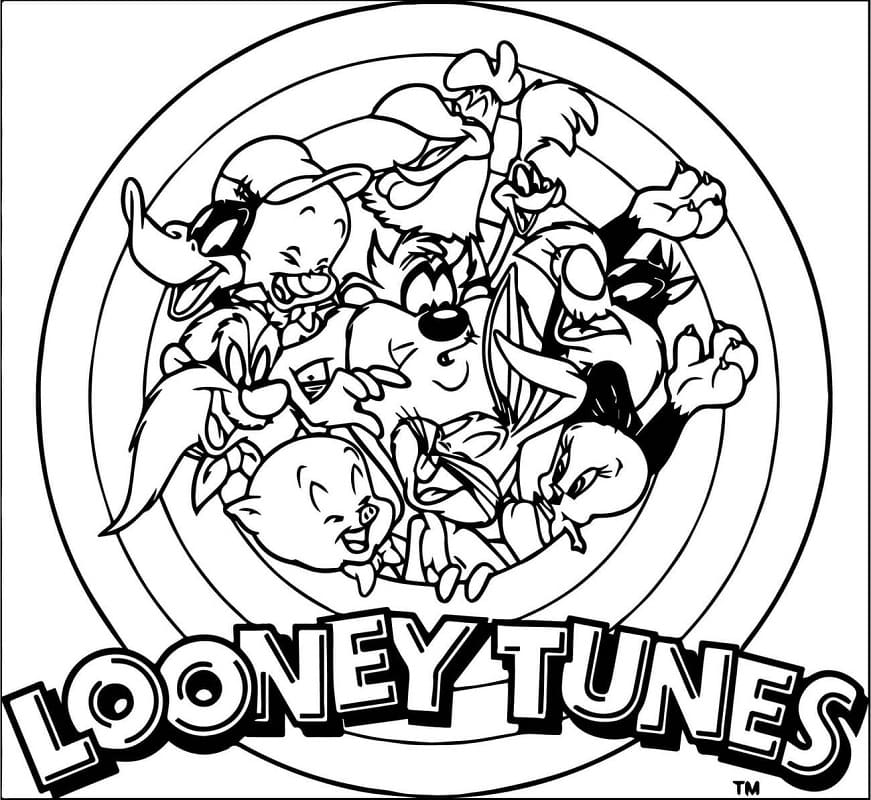 Coloriage Dessin Gratuit de Looney Tunes