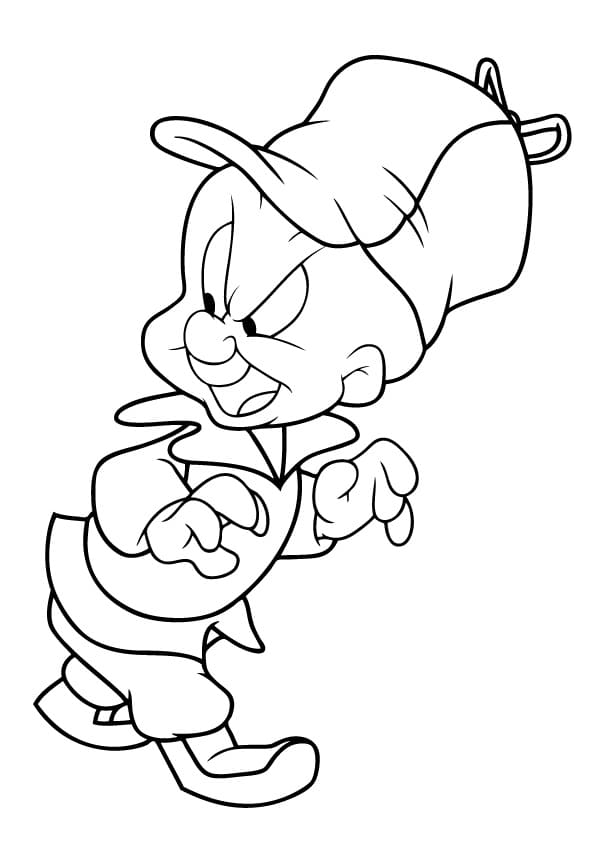 Coloriage Elmer Fudd Maléfique