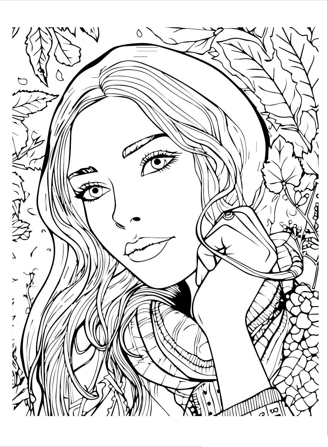 Coloriage Fille Ado Imprimer Sur ColoriageEnfant Com
