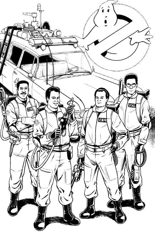 Coloriage Ghostbusters 10
