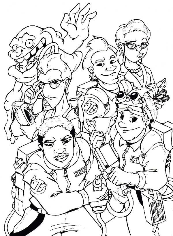 Coloriage Ghostbusters 11