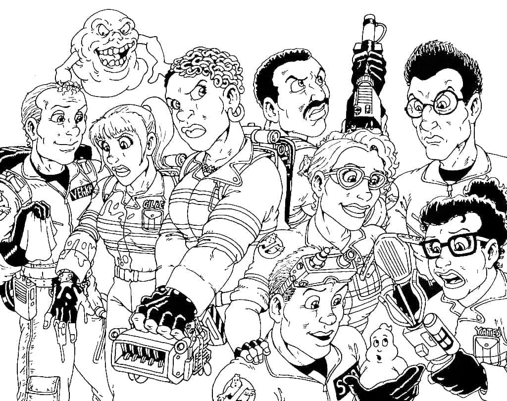 Coloriage Ghostbusters 13