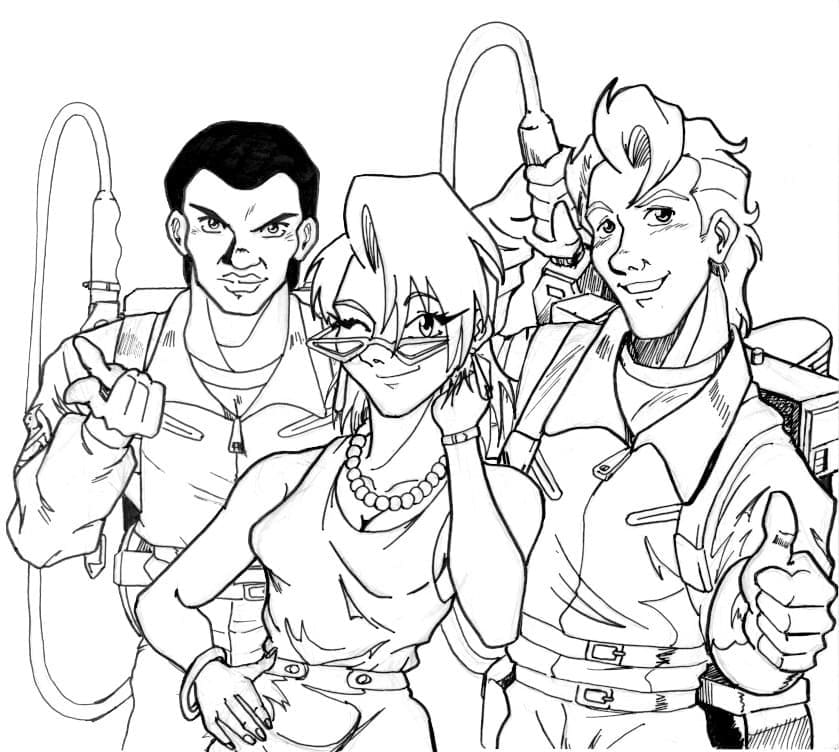 Coloriage Ghostbusters 2