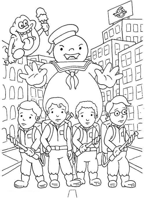 Coloriage Ghostbusters