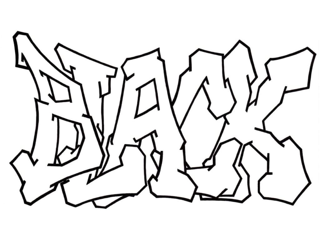 Coloriage Graffiti Imprimer Sur ColoriageEnfant Com