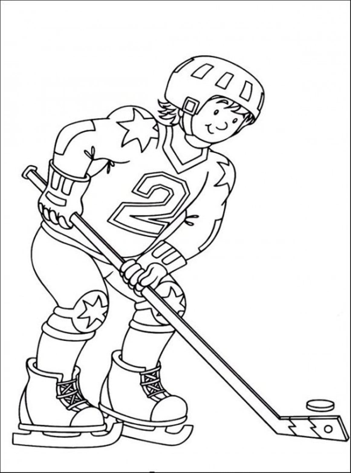 Coloriage Hockey Pour Enfants