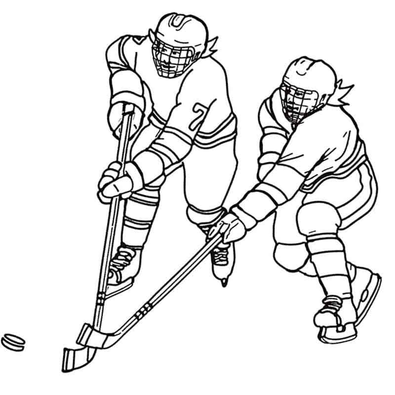 Coloriage Hockeyeurs