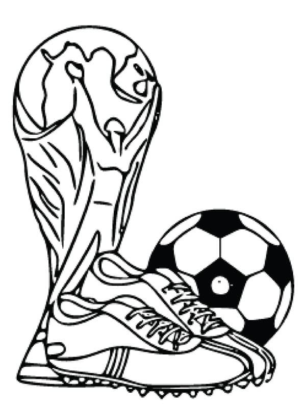 Coloriage Image de la Coupe du Monde