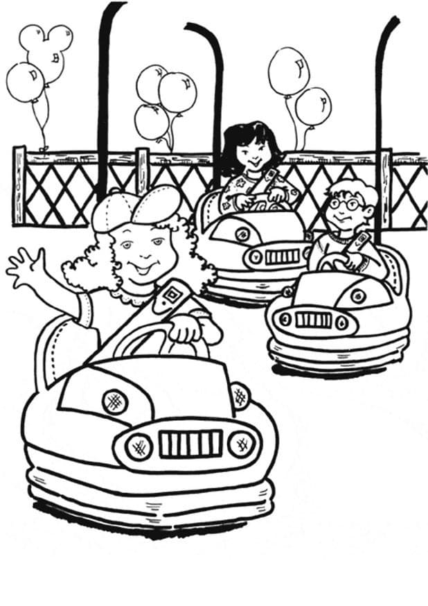 Image de la Fête Foraine coloring page