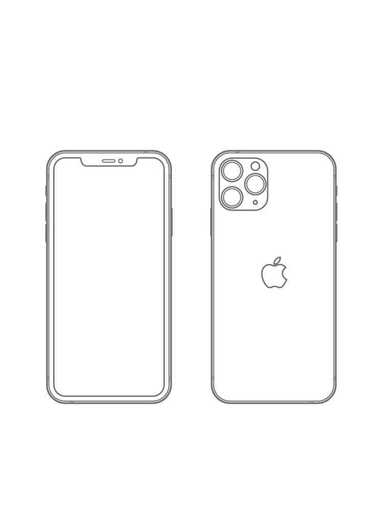 Iphone 12 Pro Max coloring page