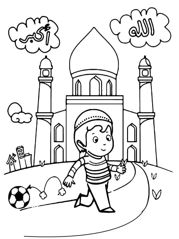Coloriage Islam Imprimable