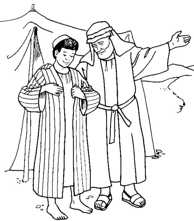 Joseph, Fils de Jacob coloring page