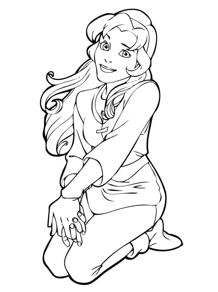 Kayley coloring page