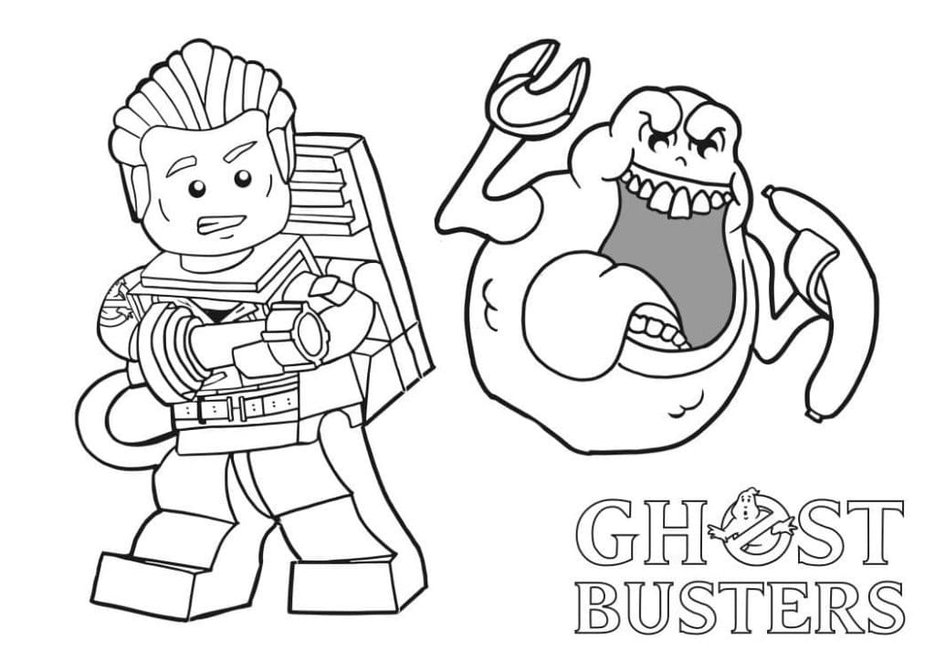 Coloriage Lego Ghostbusters