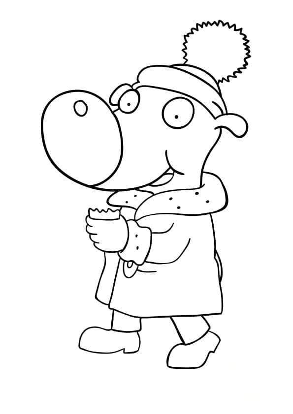 Les Minijusticiers Olivier coloring page