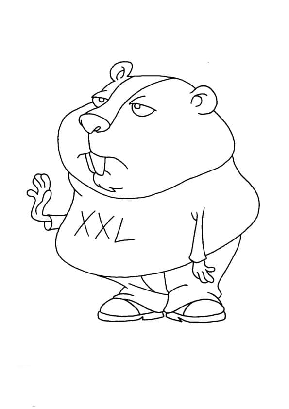 Les Minijusticiers Timmy coloring page