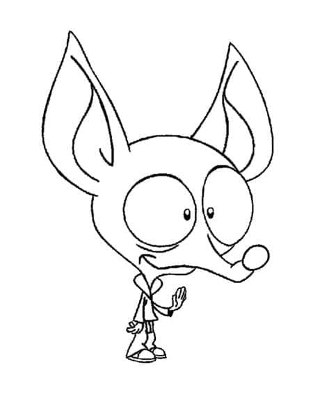 Les Minijusticiers Yvon coloring page