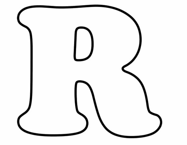 Lettre R Pour les Enfants coloring page