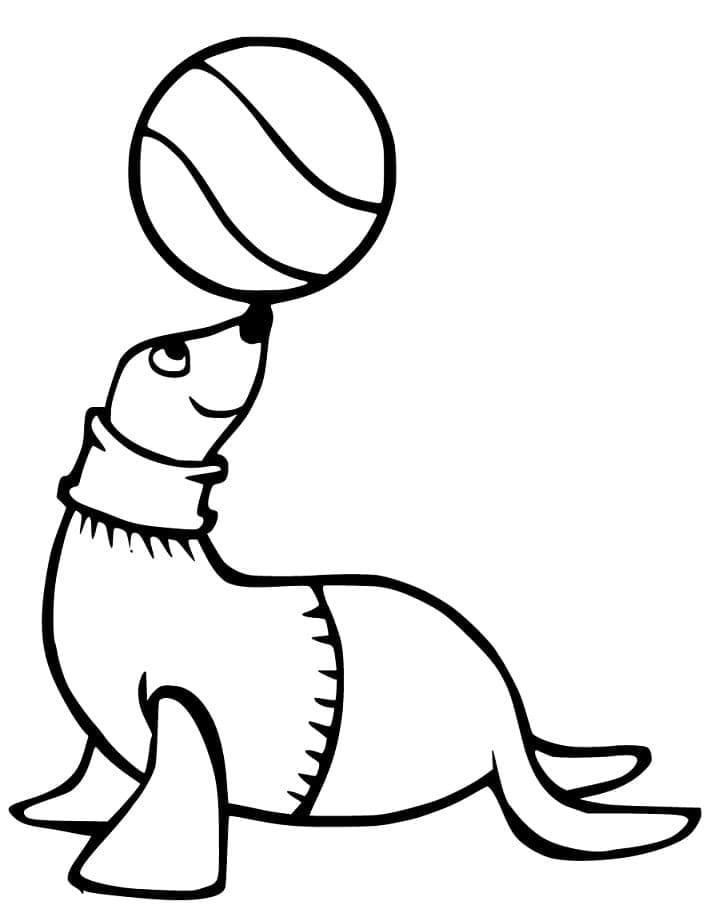 Lion de Mer Pour les Enfants coloring page