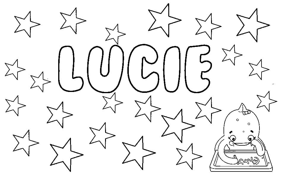 Coloriage Lucie 2