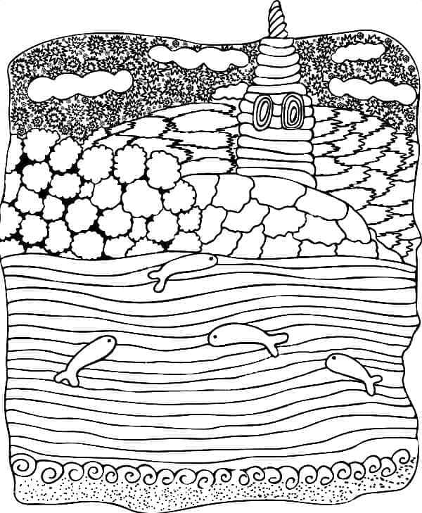 Mer 6 coloring page