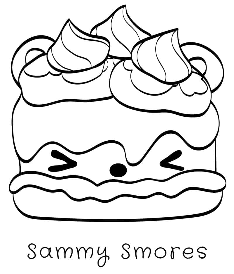 Coloriage Num Noms Sammy Smores