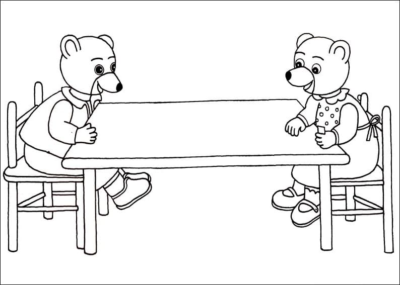 Petit Ours Brun 2 coloring page