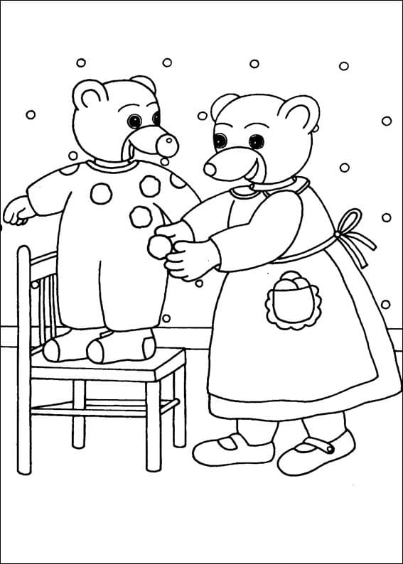 Petit Ours Brun 5 coloring page