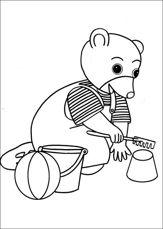 Petit Ours Brun 8 coloring page