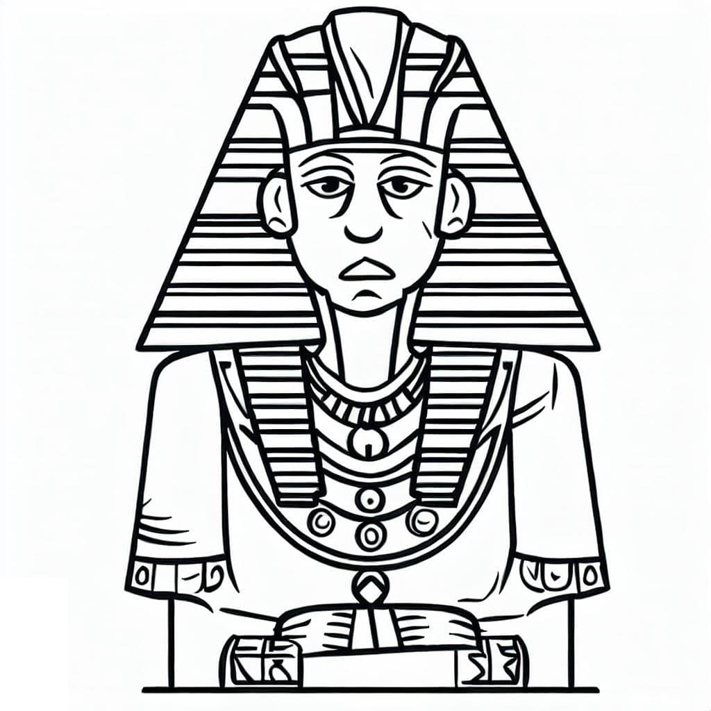 Coloriage Pharaon 1