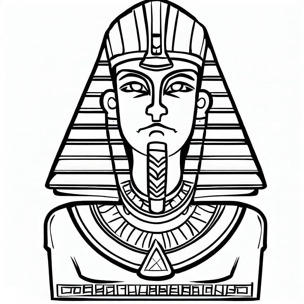 Coloriage Pharaon 3