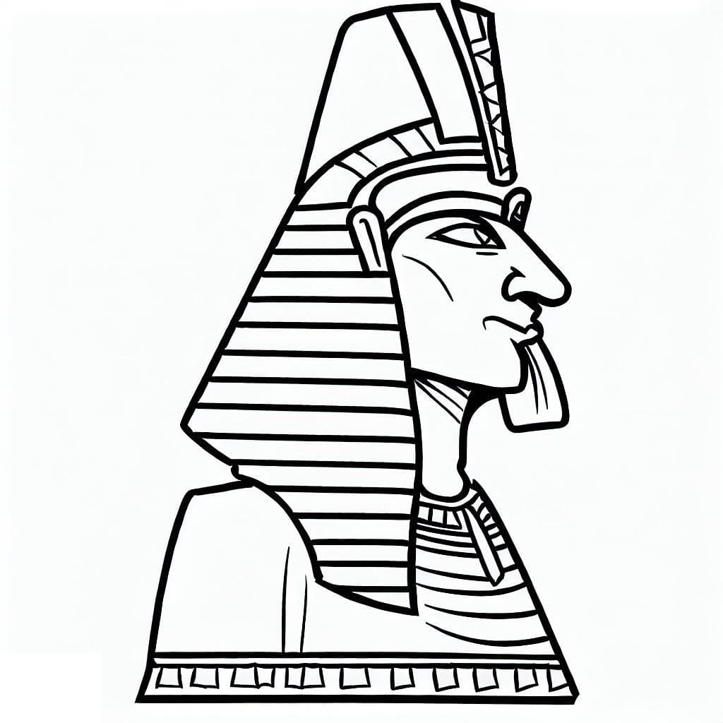 Pharaon 4 coloring page