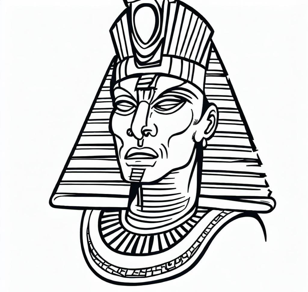 Pharaon 5 coloring page