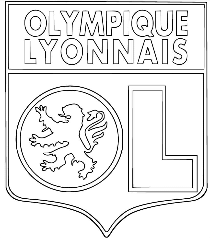 Coloriage Photo de Olympique Lyonnais