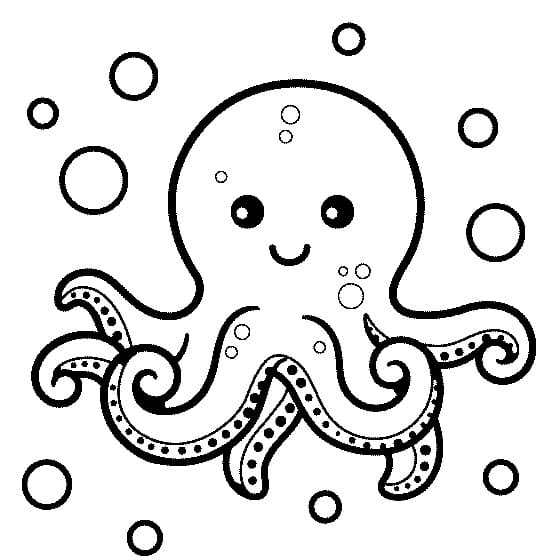 Coloriage Octopus