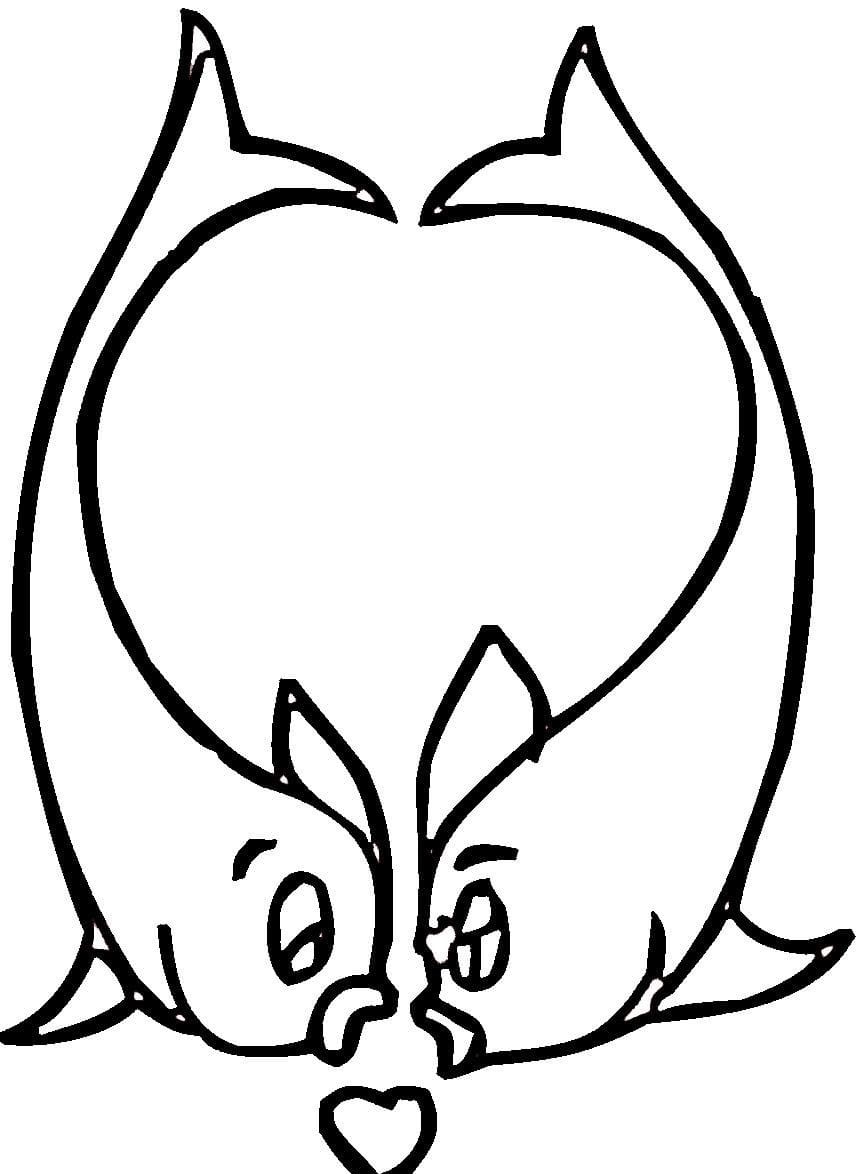 Poisson d’Amour coloring page