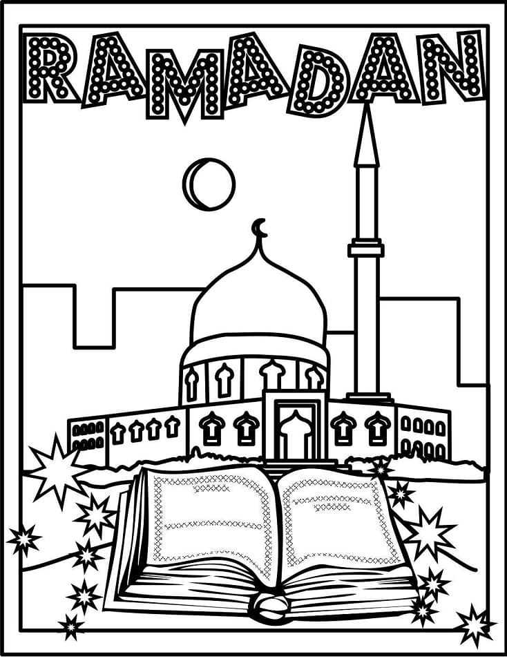 Ramadan 12 coloring page