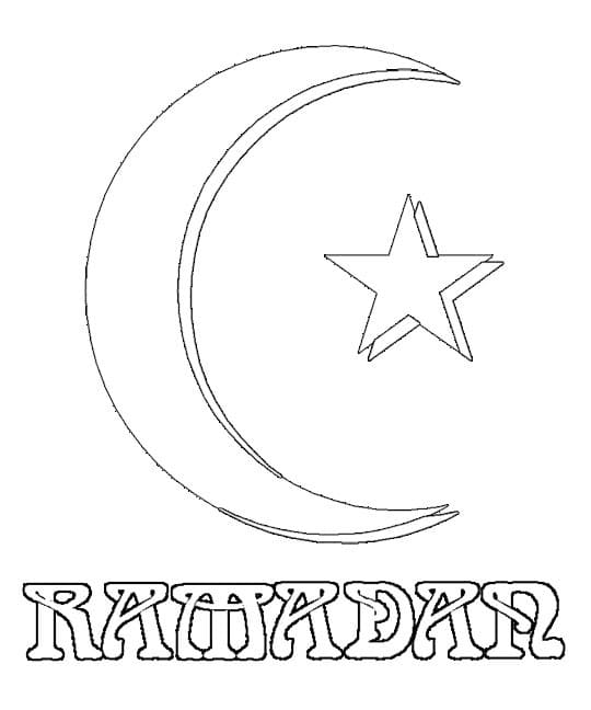 Ramadan 3 coloring page