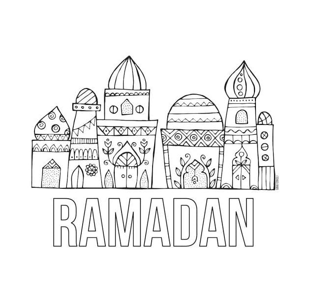Coloriage Ramadan