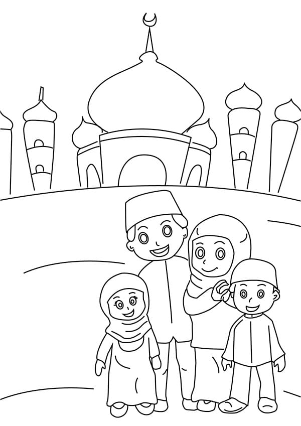 Ramadan 5 coloring page