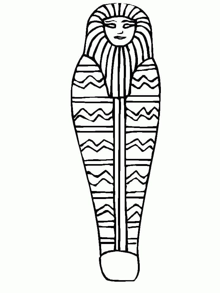 Sarcophage coloring page